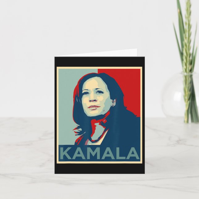Carte Kamala Harris Je parle Citation Joe Biden 2020  (Devant)
