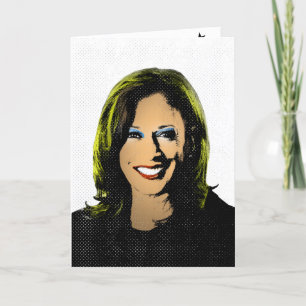 Carte Kamala Harris Pop Art