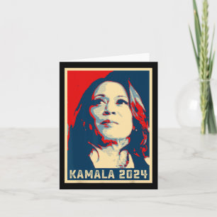 Carte Kamala Harris Pour Président 2024 Madame la Vice-P