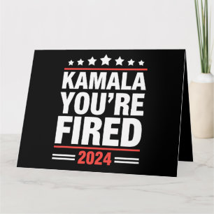 Carte Kamala Vous êtes Virée Kamala Harris 2024