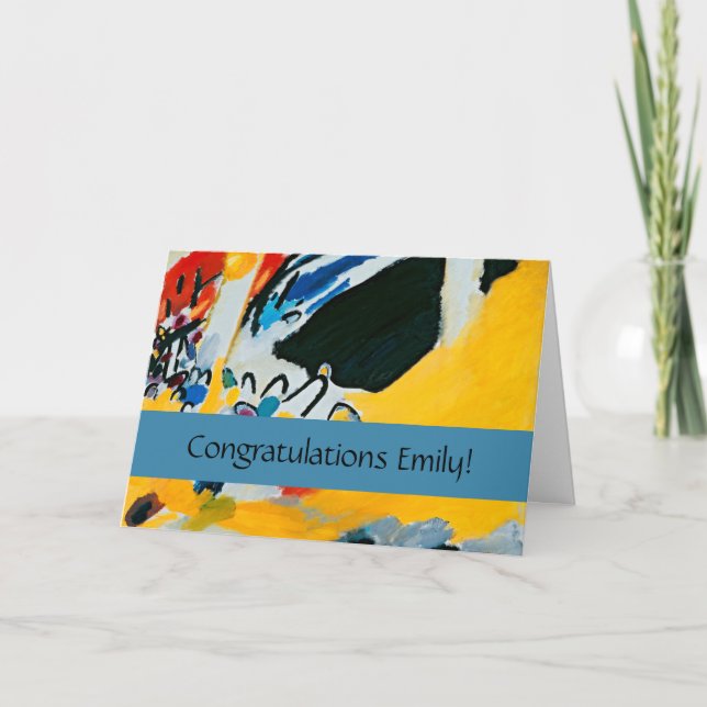 Carte Kandinski Impression III Concert Peinture Abstrait (Devant)