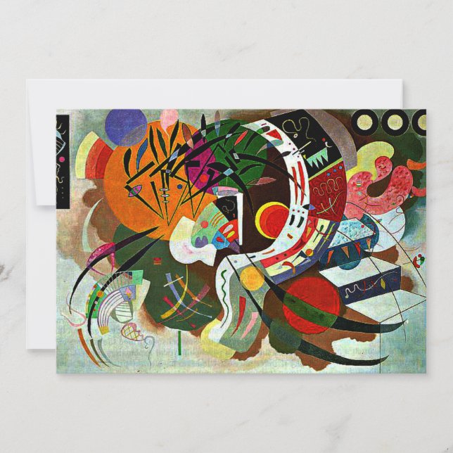 Carte Kandinsky - Courbe Dominante (Devant)