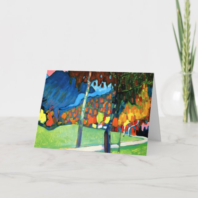 Carte Kandinsky - Étude d'automne à Oberau (Devant)