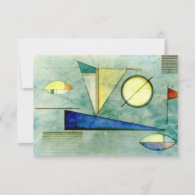 Carte Kandinsky - Haze, oeuvre abstraite, (Devant)