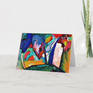 Carte Kandinsky - La cascade, des oeuvres colorées,