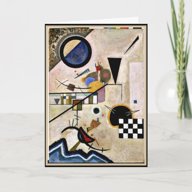 Carte Kandinsky - Les accords s'opposent (Devant)