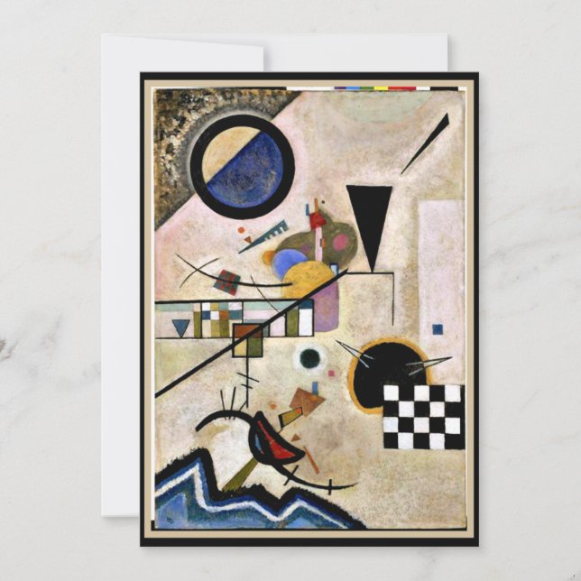 Carte Kandinsky - Les accords s'opposent (Devant)