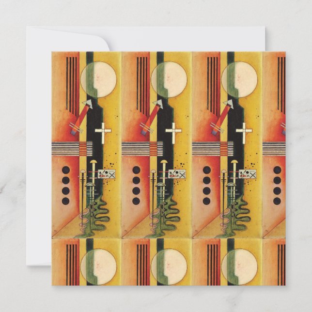 Carte Kandinsky Moderne peinture Abstraite (Devant)