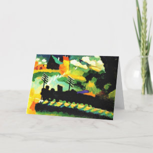 Carte Kandinsky - Murnau Train et Château