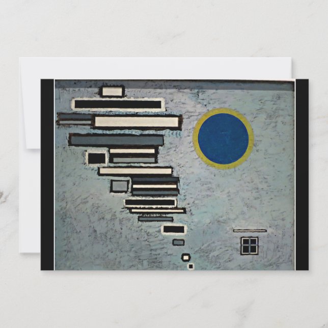 Carte Kandinsky - OEuvre inégale et abstraite (Devant)