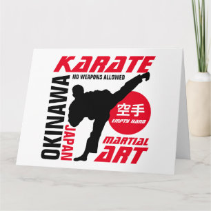 Carte Karate Man