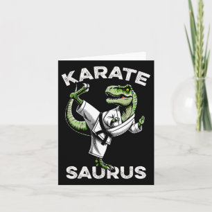 Carte Karatesaurus T-rex Karate Dino Funny Dinosaur Mart