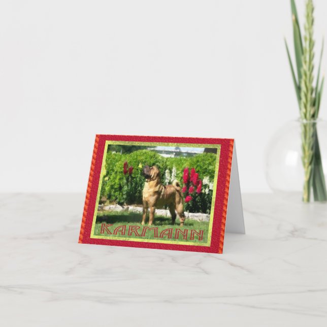 Carte Karmann Ghia Note Card (Devant)