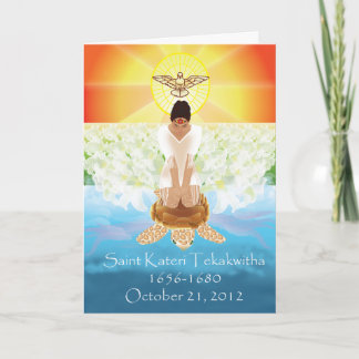 Carte Kateri Tekakwitha