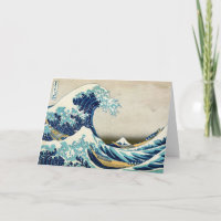 Katsushika Hokusai - La Grande vague au large de K