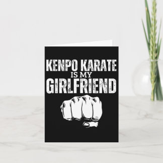 Carte Kenpo Karate Est Ma Fille Amusante Américaine Kenp