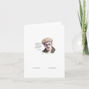 Carte Kerr/Londres James Joyce et la citation "God Spoke