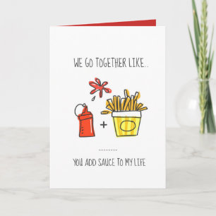 Carte Ketchup and Fries Relationship Goals Funny