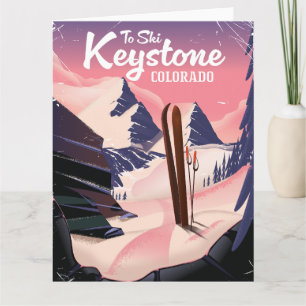Carte Keystone pour skier
