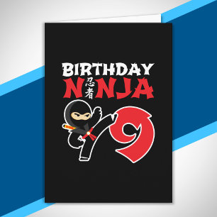 Carte Kids Birthday Ninja