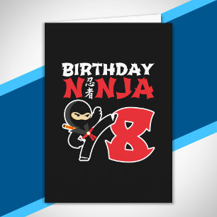 Carte Kids Birthday Ninja