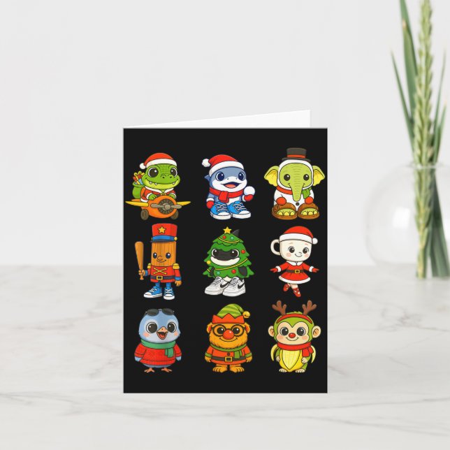 Carte Kids Christmas Brainrot Pajama Boy Los Dicen Ai Ho (Devant)