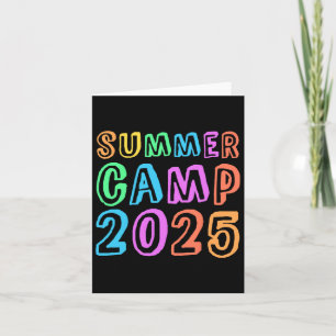 Carte Kids Summer Camp 2025 Directeur du camping Équipag