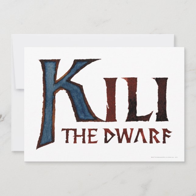 Carte KILI THE DWARF™ Nom (Devant)