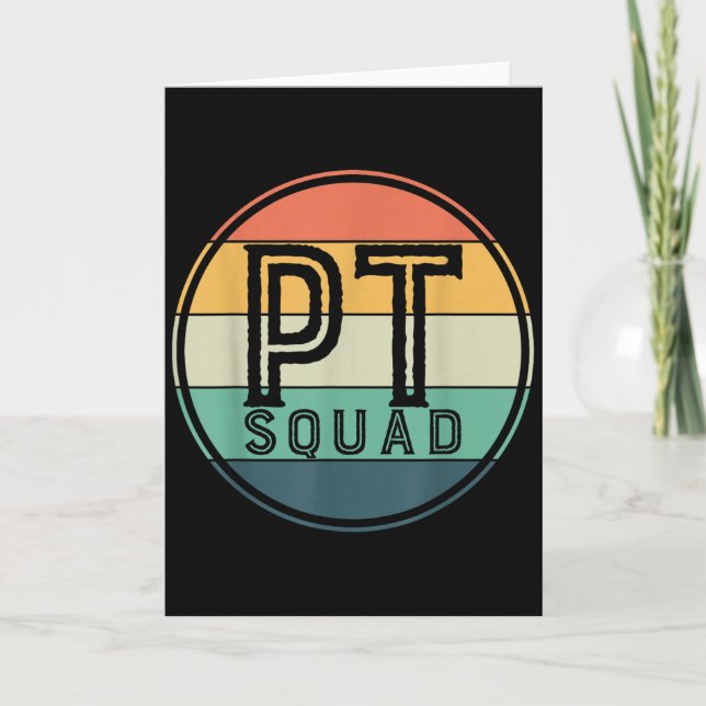 Carte Kinésithérapie rétro Pt Squad  (Devant)
