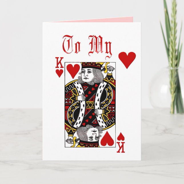 Carte King Of Hearts (Devant)