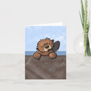 Carte KiniArt Beaver Note