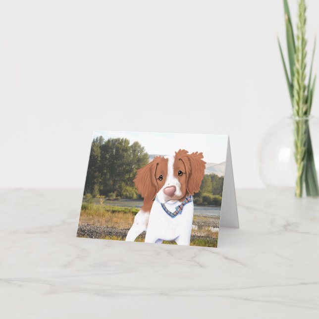 Carte KiniArt Orange Bretagne (Devant)