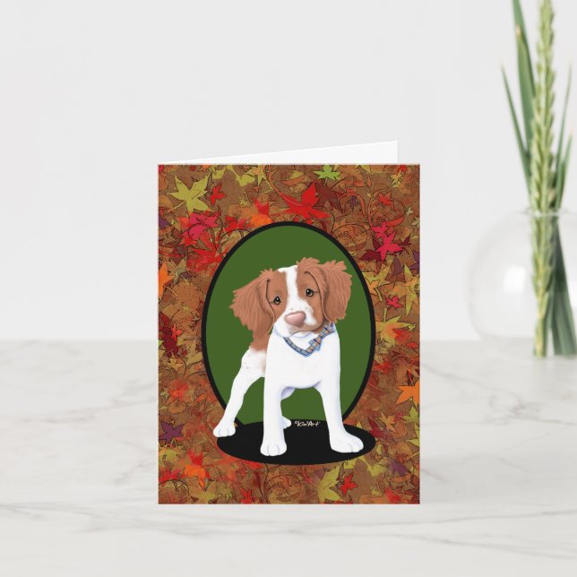 Carte KiniArt Red Bretagne Thanksgiving (Devant)