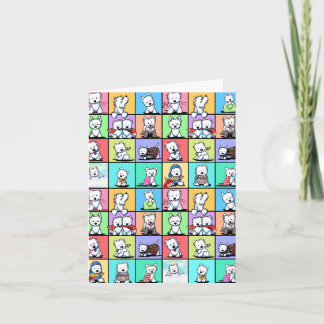 Carte KiniArt Westies Blank commémoratif