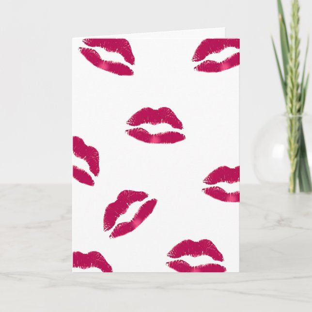 Carte Kiss Valentine (Devant)