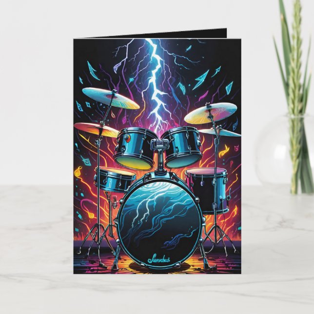 Carte Kit de batterie vide Strike A Beat (Devant)