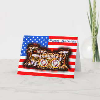 Carte Kit de tambour américain