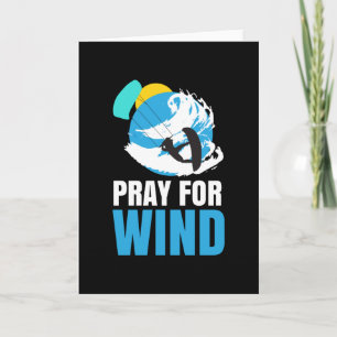 Carte Kitesurf Pray For Wind Kitesurfer