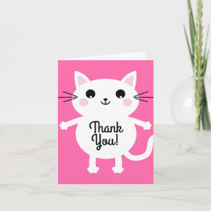 Carte Kitty Chat Anniversaire Fête Enfants