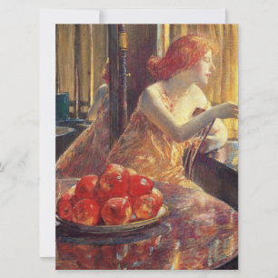 Carte Kitty Hughes (Belle Américaine Red-Haired Woman)