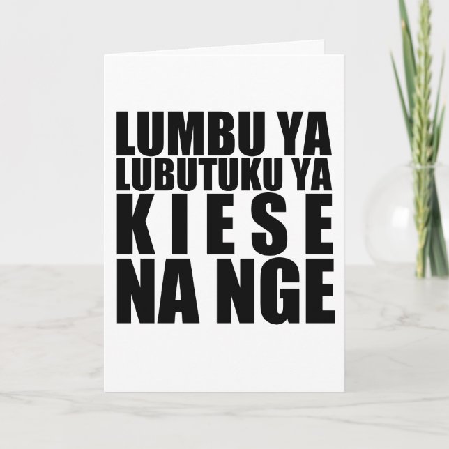 Carte Kituba (Devant)