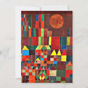 Carte Klee - Château et Soleil,