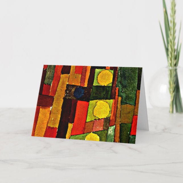 Carte Klee - Dans le style de Kairouan, (Devant)