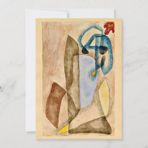 Carte Klee - Fleur en mars, art abstrait