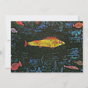 Carte Klee - Le poisson rouge