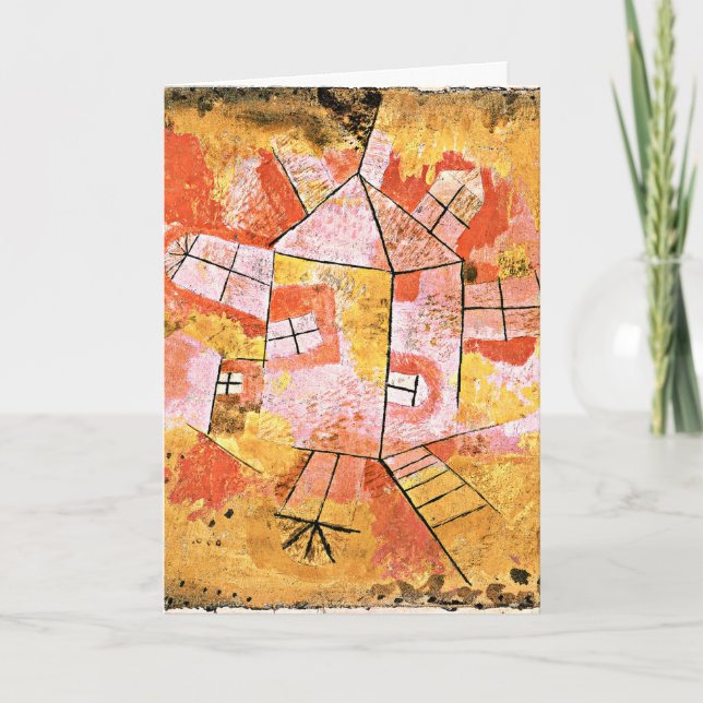 Carte Klee - Revolving House, (Devant)