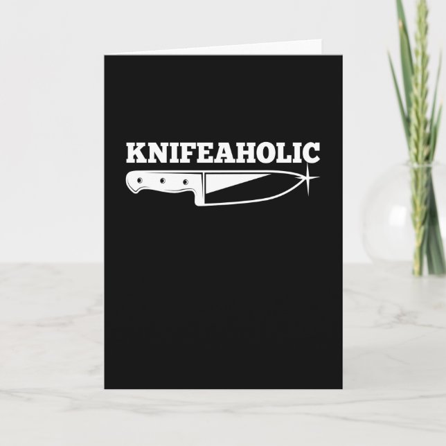 Carte Knife Knifeaholic Knife Collector (Devant)