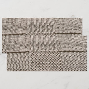 Carte Knit en patchwork en panier par Shirley Taylor