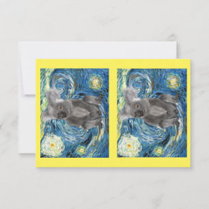 Carte Koala dans la nuit étoilée, Espèces en voie de dis