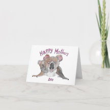 Carte Koala Fête des Mères